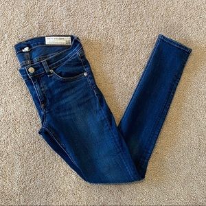 Rag & bone skinny jeans medium wash